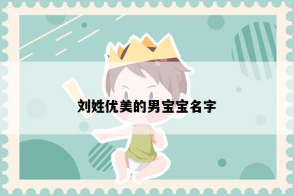 刘姓优美的男宝宝名字