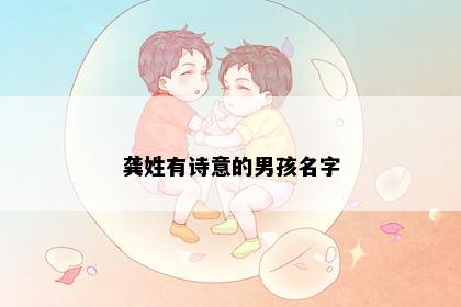 龚姓有诗意的男孩名字